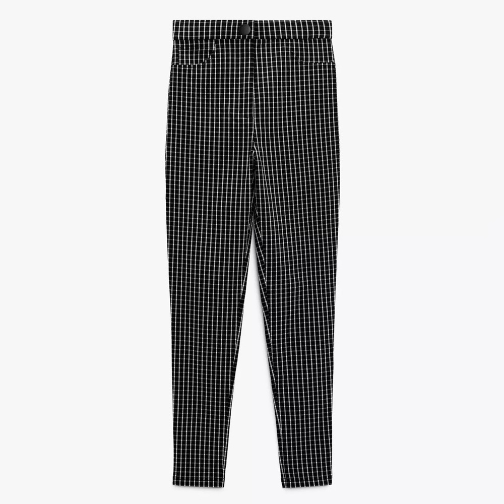 Zara gingham leggings size M